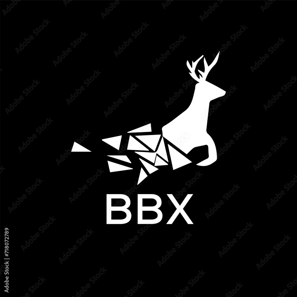 BBX Letter logo design template vector. BBX Business abstract connection vector logo. BBX icon circle logotype.
