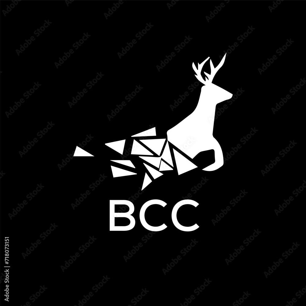 BCC Letter logo design template vector. BCC Business abstract connection vector logo. BCC icon circle logotype.
