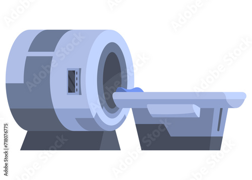 Hospital medical diagnostic equipment icon. Clinic device, health system or monitoring. Modern technology for medicine. Vector illustration