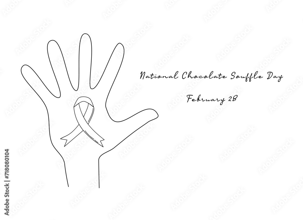 a single line drawing depicting a rare disease Excellent day to commemorate Rare Disease Day. a single line drawing depicting a rare disease Excellent day to commemorate Rare Disease Day.