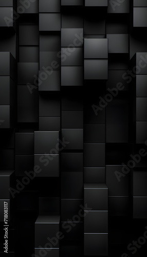 Black Geometric Wallpaper © Harun