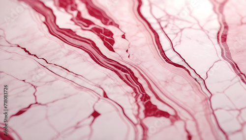 Light pink marble texture with red veiny pattern