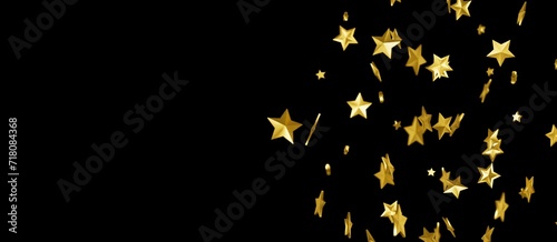 XMAS Glossy 3D Christmas star icon. Design element for holidays. -