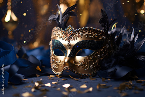 photo of a mask with a mask festival concept © Putra