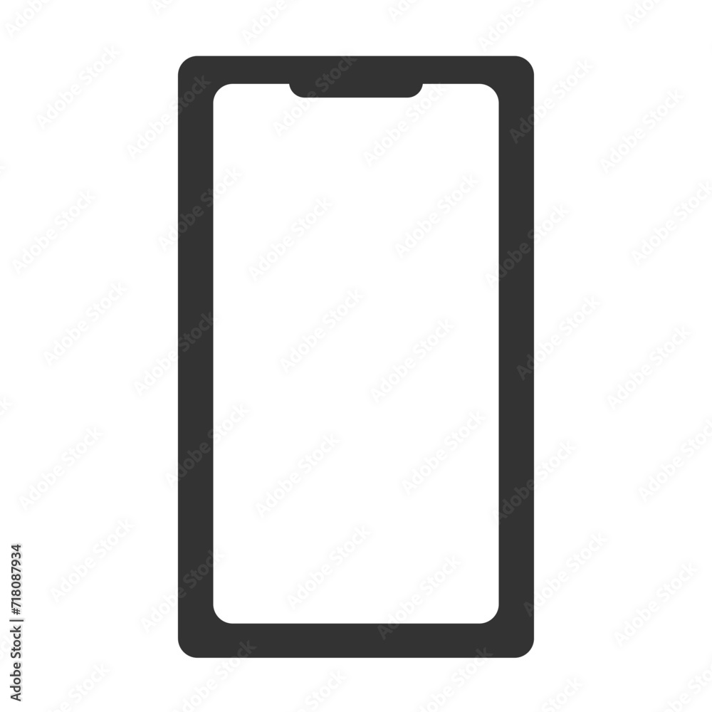 Smartphone / smart phone flat icon vector Smartphone / smart phone flat icon vector