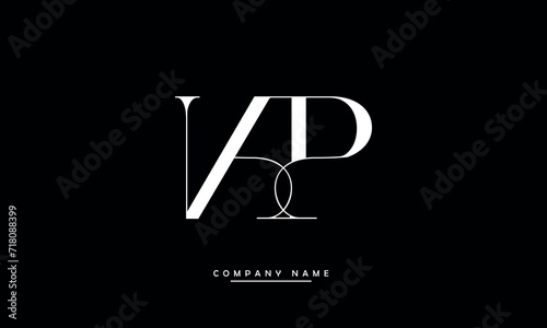 NP, PN, N, P Abstract Letters Logo Monogram