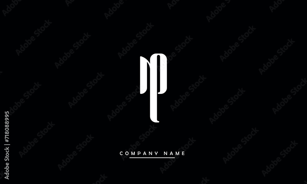 NP, PN, N, P Abstract Letters Logo Monogram NP, PN, N, P Abstract Letters Logo Monogram