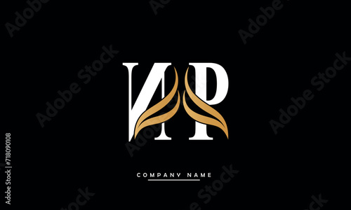 NP, PN, N, P Abstract Letters Logo Monogram