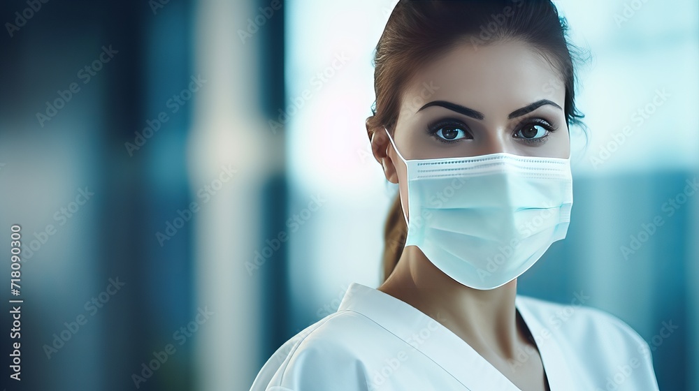 Wearing proper clothing is necessary for doctors or nurses who work in a clinic or lab to prevent covid-19 virus and quarantine. Wearing proper clothing is necessary for doctors or nurses who work in a clinic or lab to prevent covid-19 virus and quarantine.