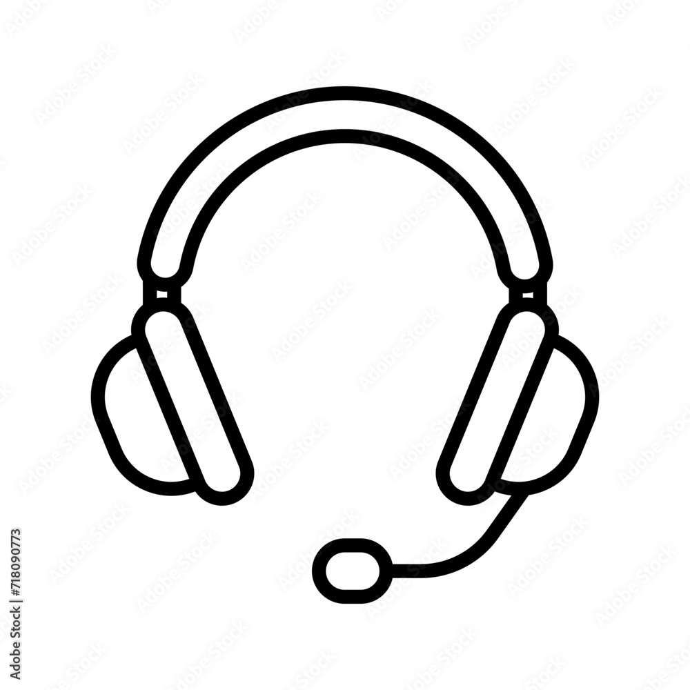 headset or earphone icon headset or earphone icon