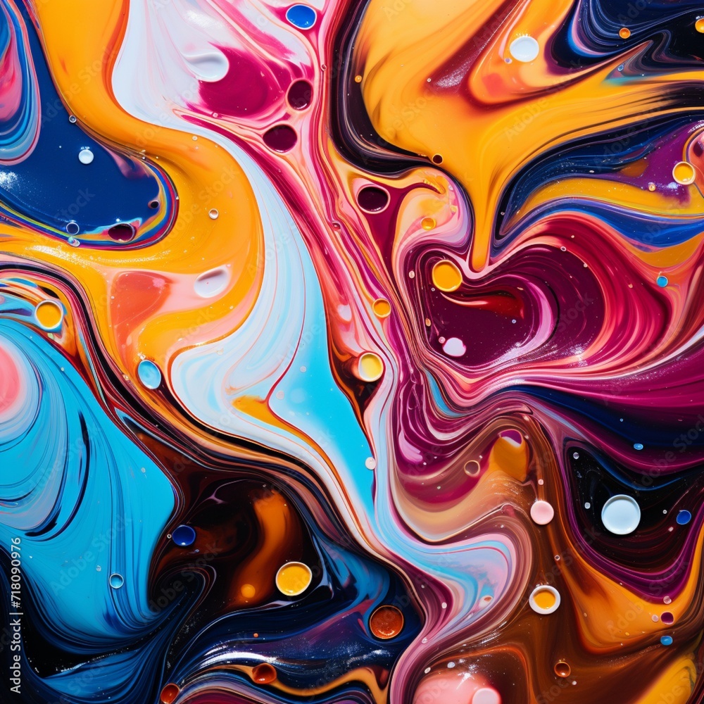 Photograph an epoxy wall with a vibrant, abstract pattern resembling flowing liquid, frozen in time. Photograph an epoxy wall with a vibrant, abstract pattern resembling flowing liquid, frozen in time.