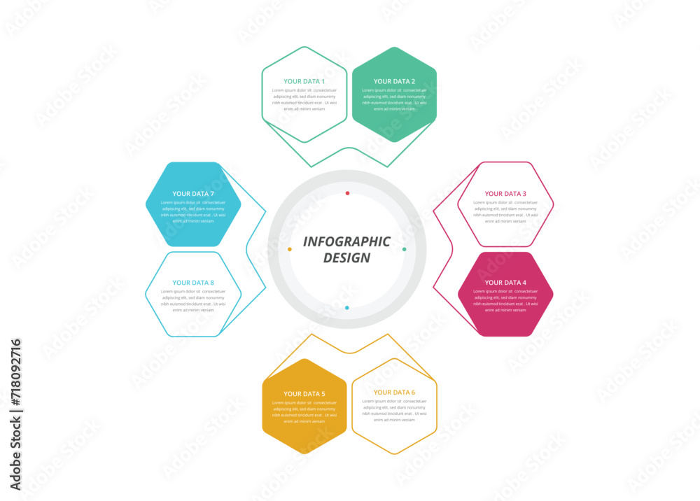 Business Infographic Design Template with 4 options, Business data visualization, Process chart, Vector Infographics Business Infographic Design Template with 4 options, Business data visualization, Process chart, Vector Infographics