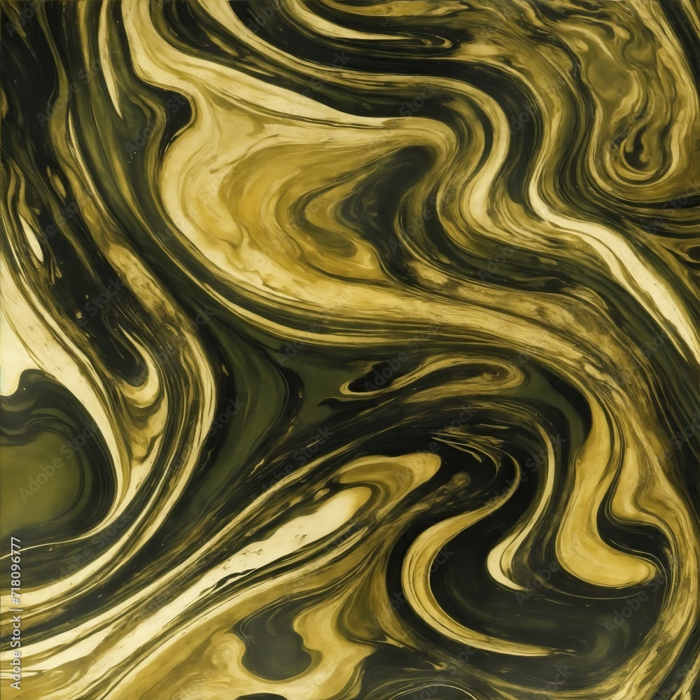 Abstract ink olive and gold mixed texture Background. fluid art background texture Abstract ink olive and gold mixed texture Background. fluid art background texture