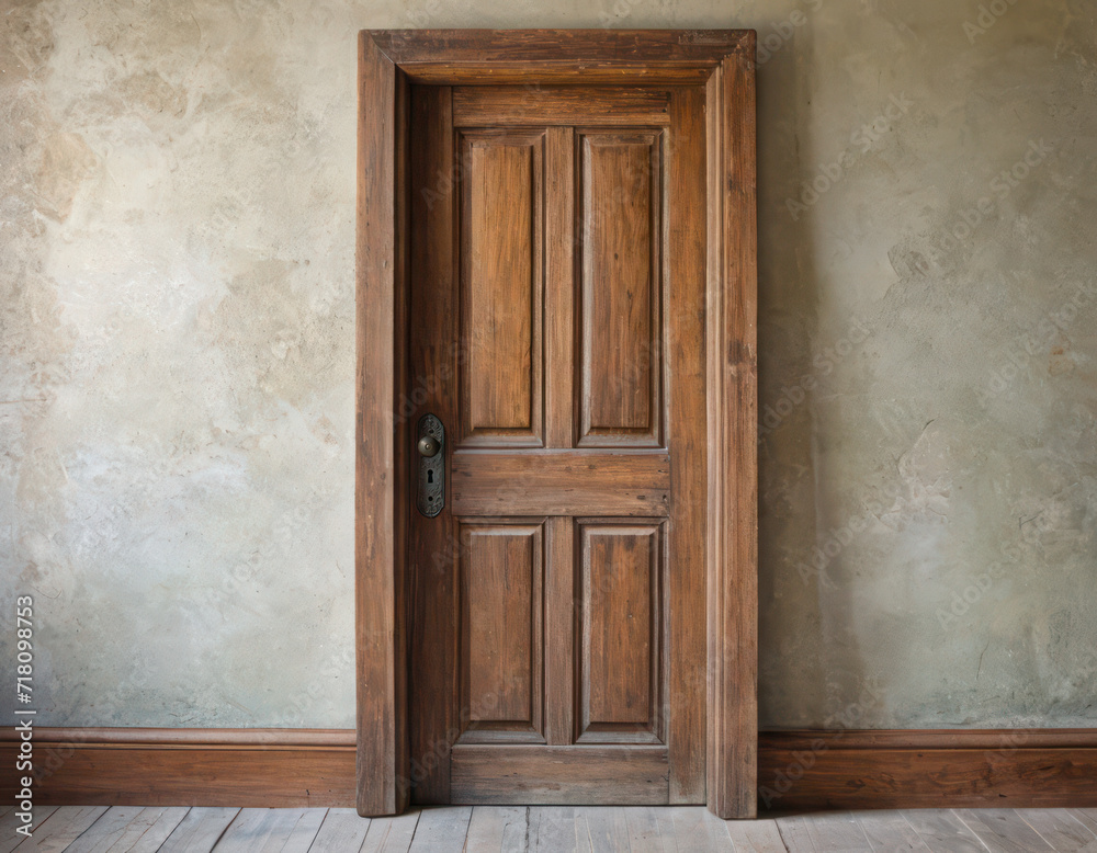 古い木製のドア  Old wooden door
