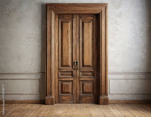 古い木製のドア Old wooden door
