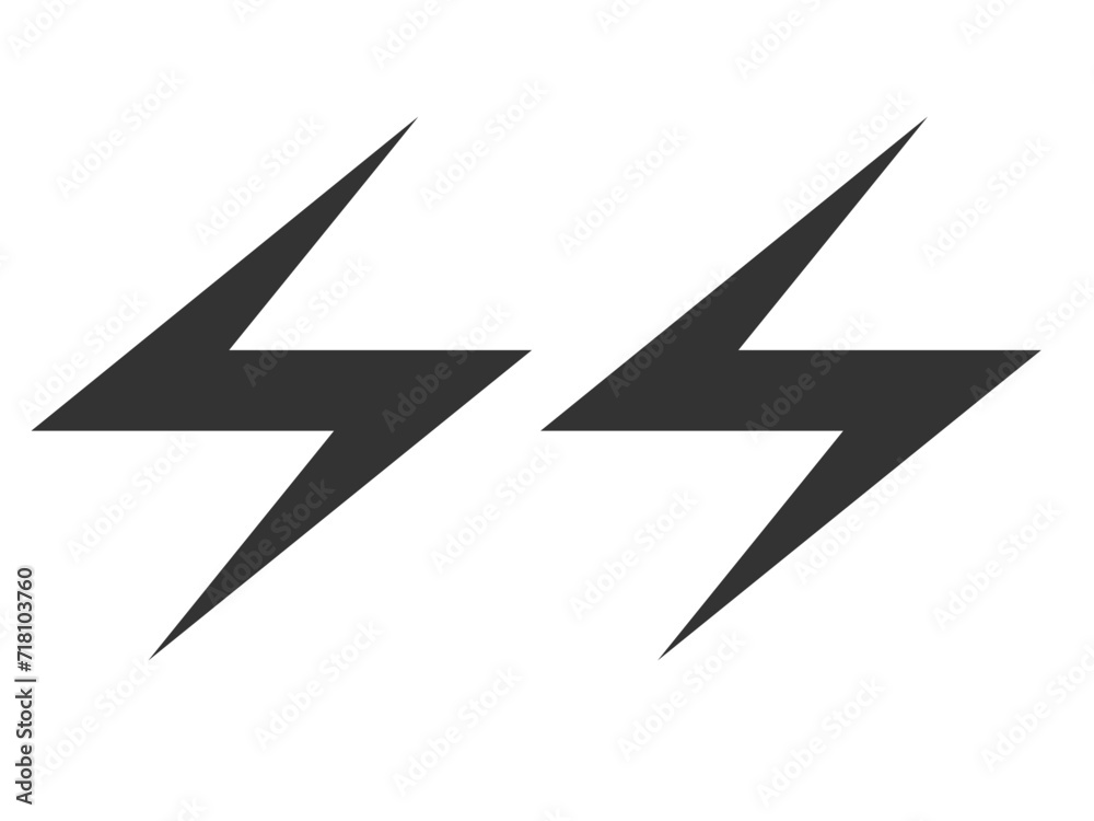 Flash And Bolt Energy icon Symbol Vector Illustration. Flash And Bolt Energy icon Symbol Vector Illustration.