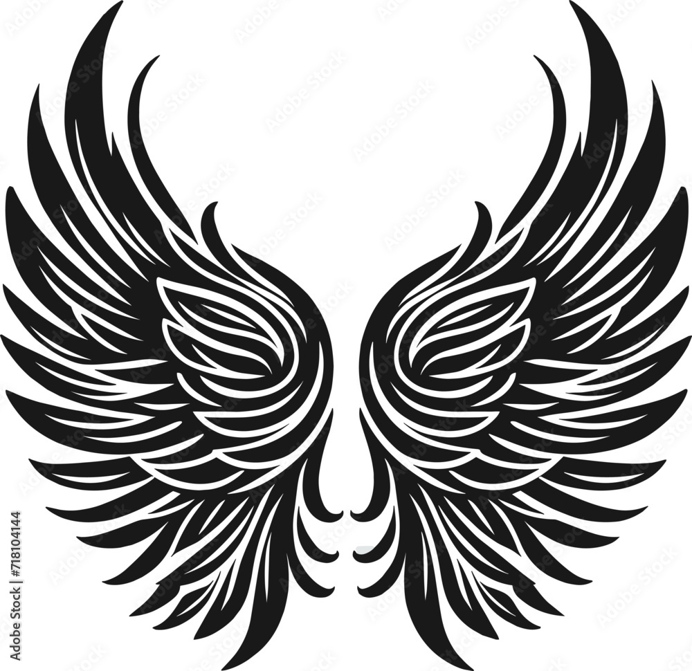 Obraz premium wings design