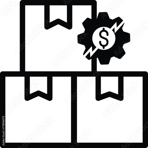 losses from defective product icon vector