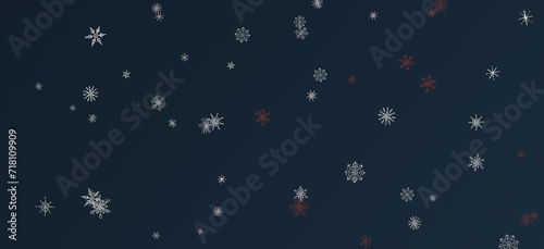 colorful Stars - Holiday decoration, glitter frame isolated -