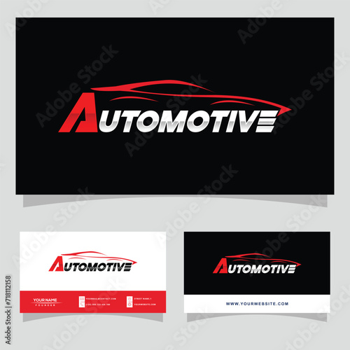 Creative elegant car sport emblems vector element vector premium