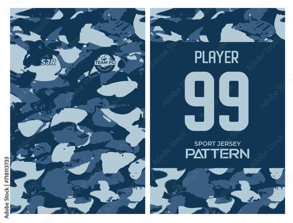 Obraz premium Sport Jersey Background Vector Pattern