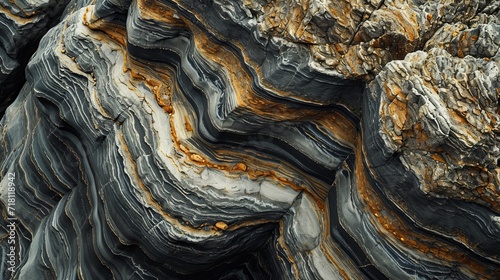 Abstract Geologic Contours
