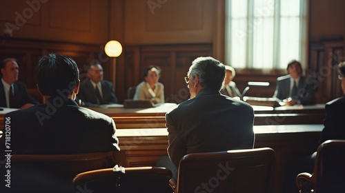 Lawyers Engaged in Heated Legal Argument