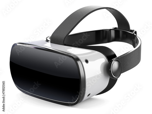 Virtual reality glasses isolated on transparent or white background, png photo