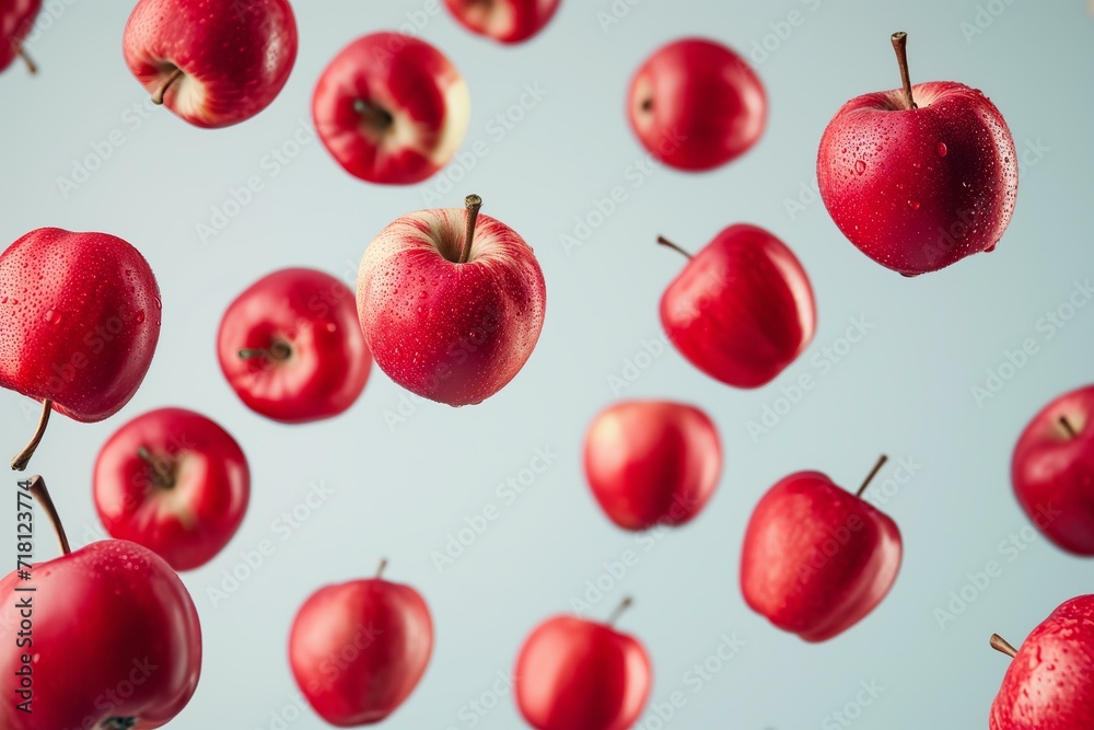 shiny red apples pattern flying pattern shiny red apples pattern flying pattern