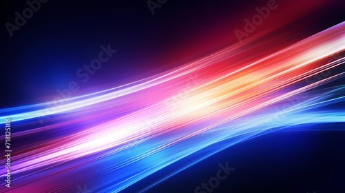 Line glowing motion blur illustration light background, energy neon light, effect bright line glowing motion blur