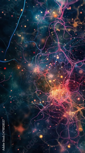 Cerebral Fireworks - Neural Network Interaction