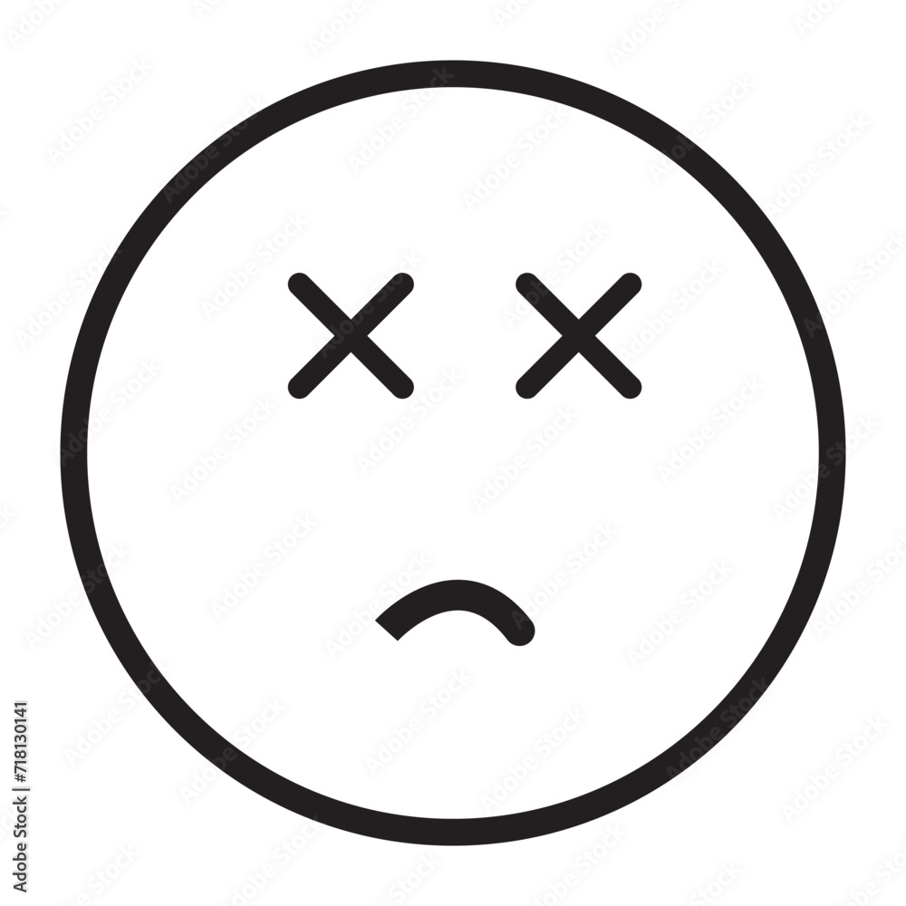 thief line icon. emoticons happy face smile laugh.thief line icon illustration vector thief line icon. emoticons happy face smile laugh.thief line icon illustration vector