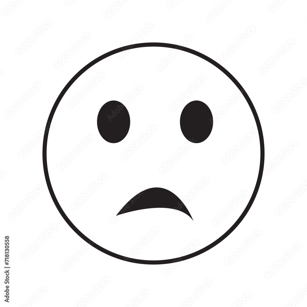 Fototapeta premium Smile Icon in trendy flat style isolated on white background. Happy face, smiley face icons,eps10