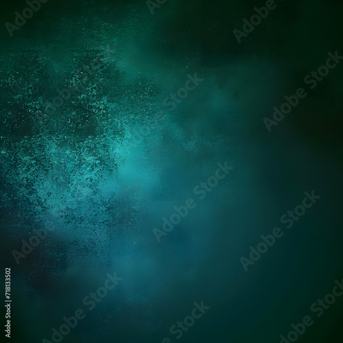 Dark green and blue glowing gradient background with grainy texture, ideal for webpage headers and banners.