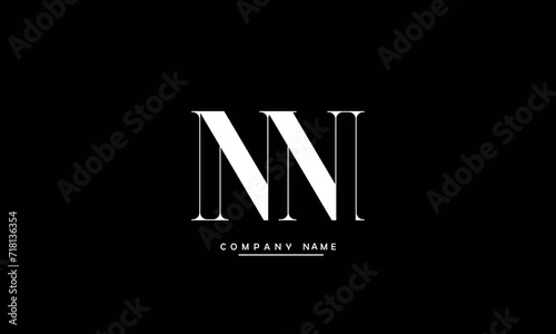 NN, NN Abstract Letters Logo Monogram