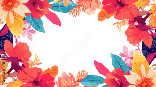 red flowers border, seasonal border, spring or summer border, natural border