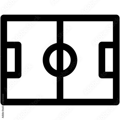 Football Ground Vector Icon