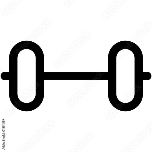 Dumbbell Vector Icon
