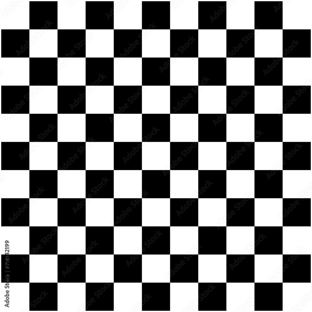 Fototapeta premium Chess Board Vector Icon