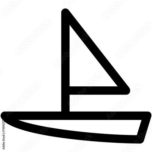 Sailboat Vector Icon