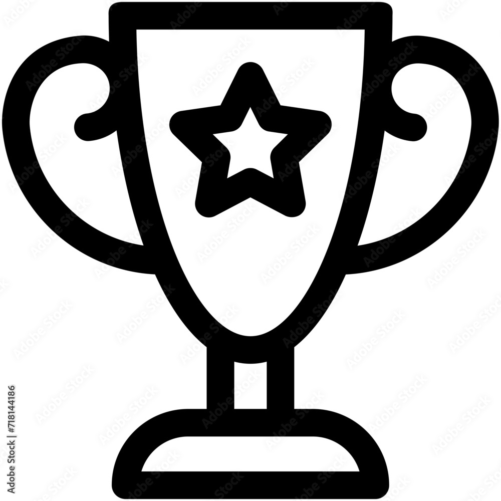 Trophy Vector Icon Trophy Vector Icon