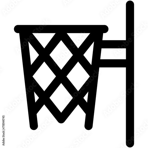 Basketball Hoop Vector Icon
