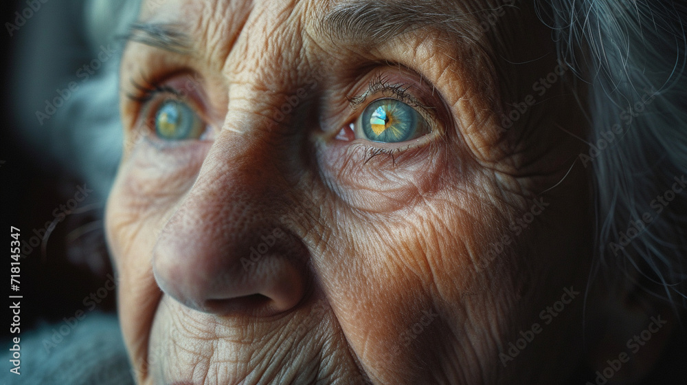 Intimate portrait of a caregiver, conveying warmth and dedication in their eyes, remarkable faces, caregiver portrait, hd, warm with copy space Intimate portrait of a caregiver, conveying warmth and dedication in their eyes, remarkable faces, caregiver portrait, hd, warm with copy space