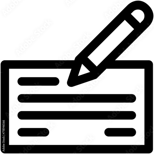 Signature Vector Icon