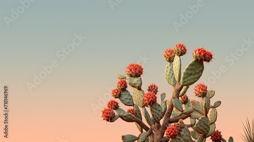 Santa Fe with a close-up of a looming cholla cactus in the desert, showcasing the unique beauty of the southwestern landscape.