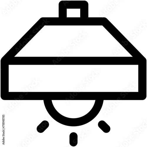 Ceiling Light Vector Icon