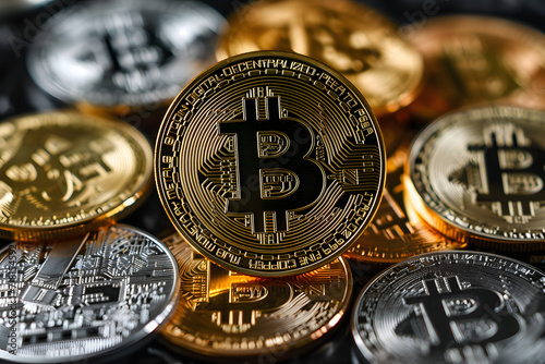 Bitcoin Revolution: Kryptowährung als Symbol für digitale Innovation und zukünftige Wirtschaftstransformation photo