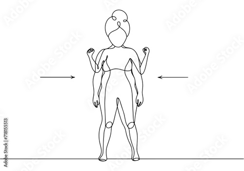 Woman. Body. Weight. Losing weight. Body positivity