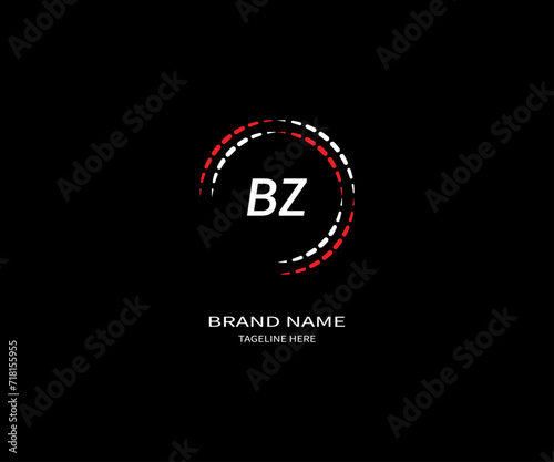 BZ letter logo Design. Unique attractive creative modern initial BZ initial based letter icon logo.