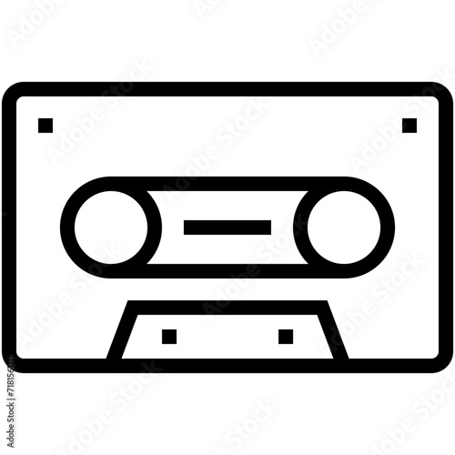 Cassette Vector Icon